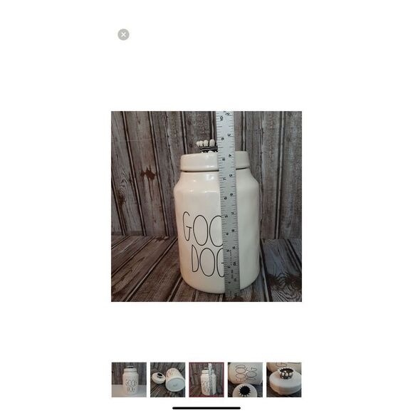 NEW Rae Dunn Ceramic Good Dog cookie Jar - Picture 2 of 7